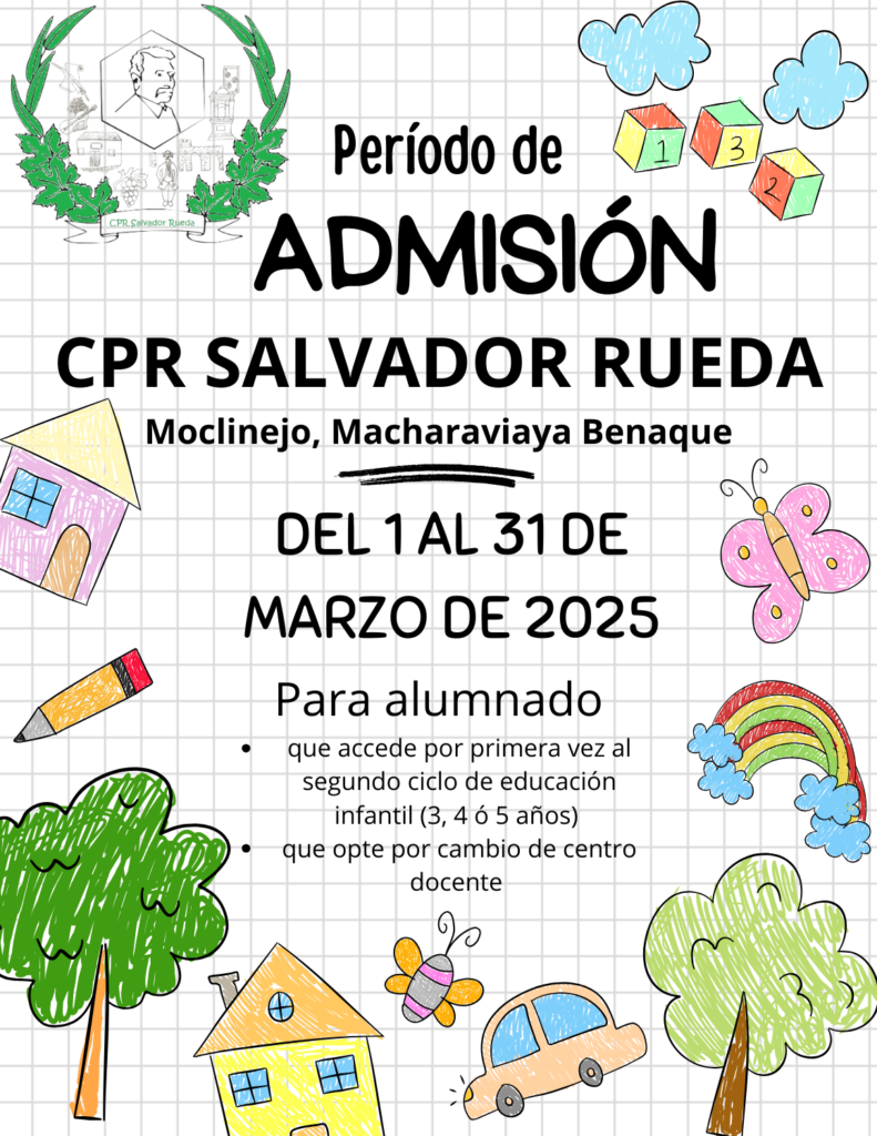 Admisión CPR Salvador Rueda